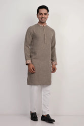 Men Premium Panjabi (Oyster)
